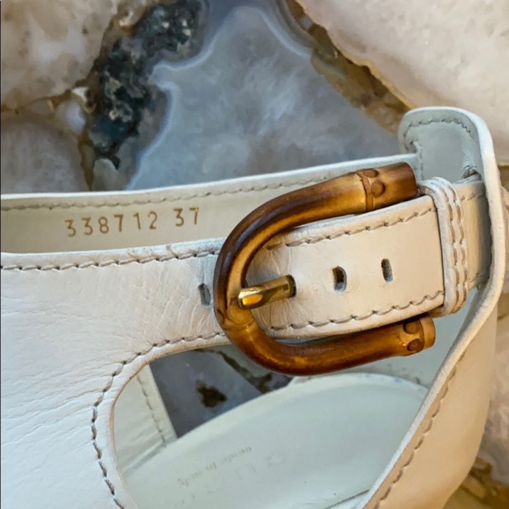 Gucci Lifford Leather Off White Sandal - Picture 5 of 9